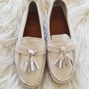 Zara leather loafers